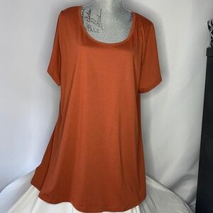 Burnt Orange Classic Tunic, 3XL, NWT
